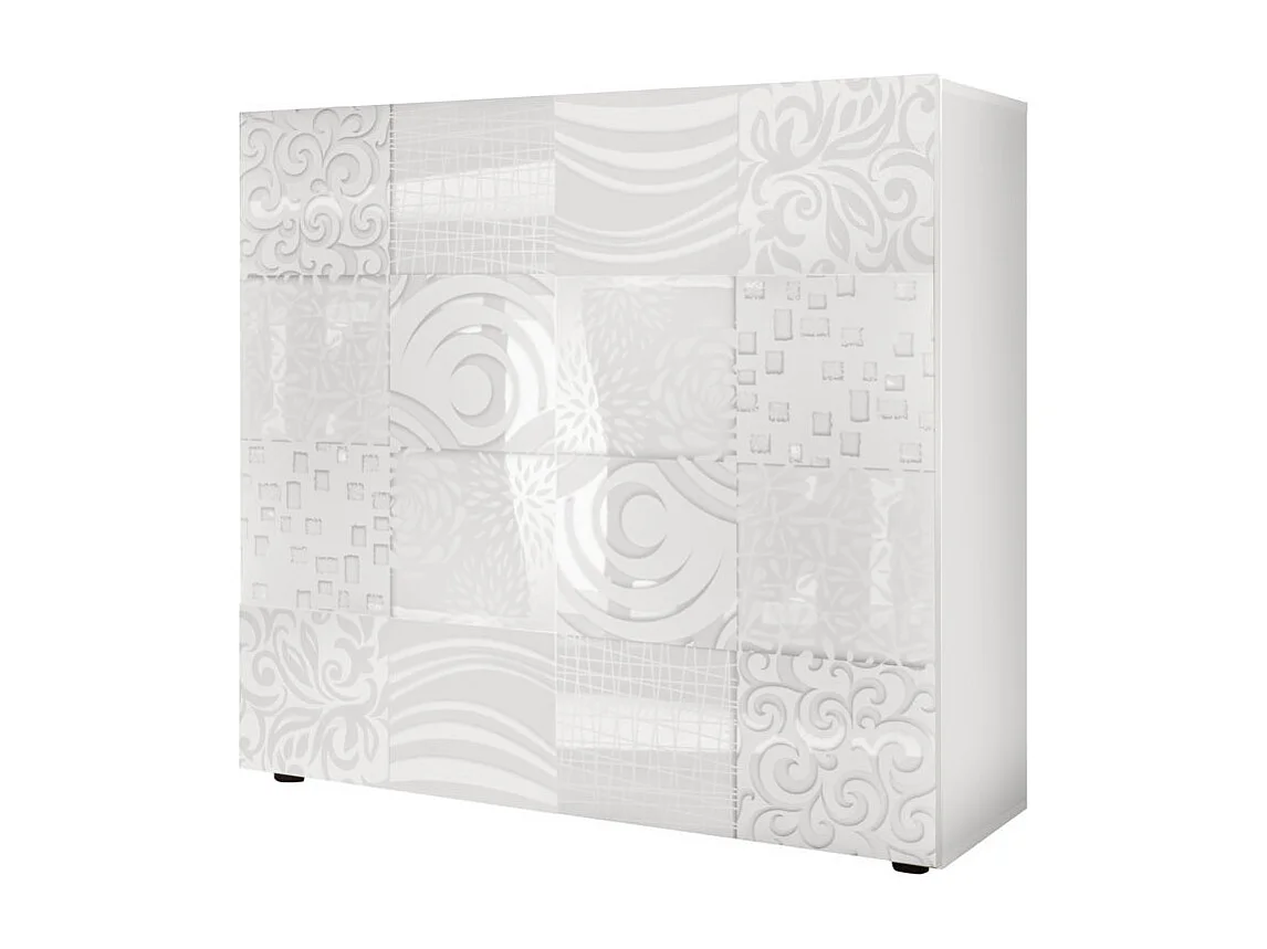 Hochschrank DENIS glänzend weiß