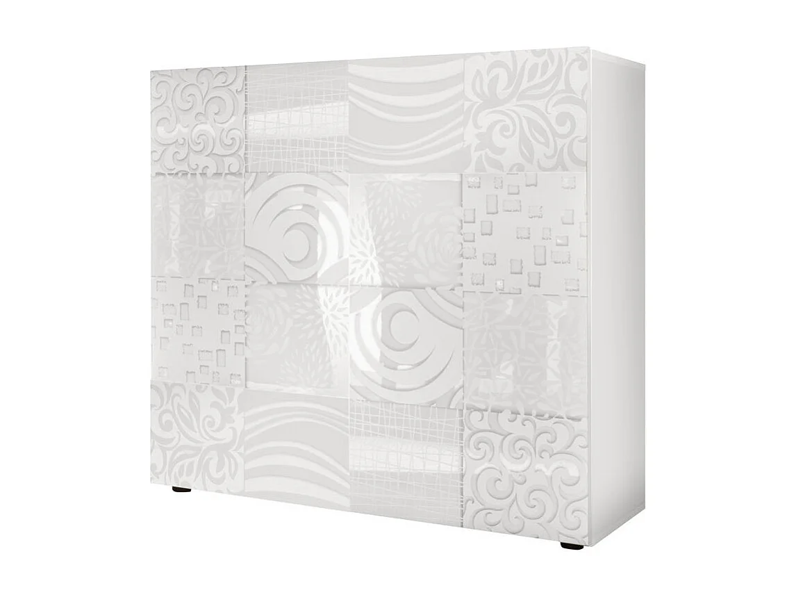 Buffet DENIS blanc en mélamine