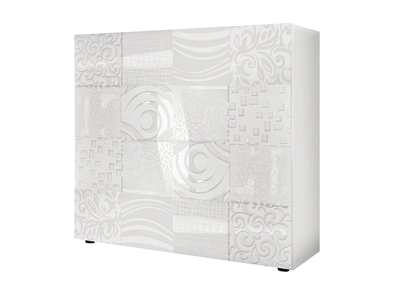 Hochschrank DENIS glänzend weiß