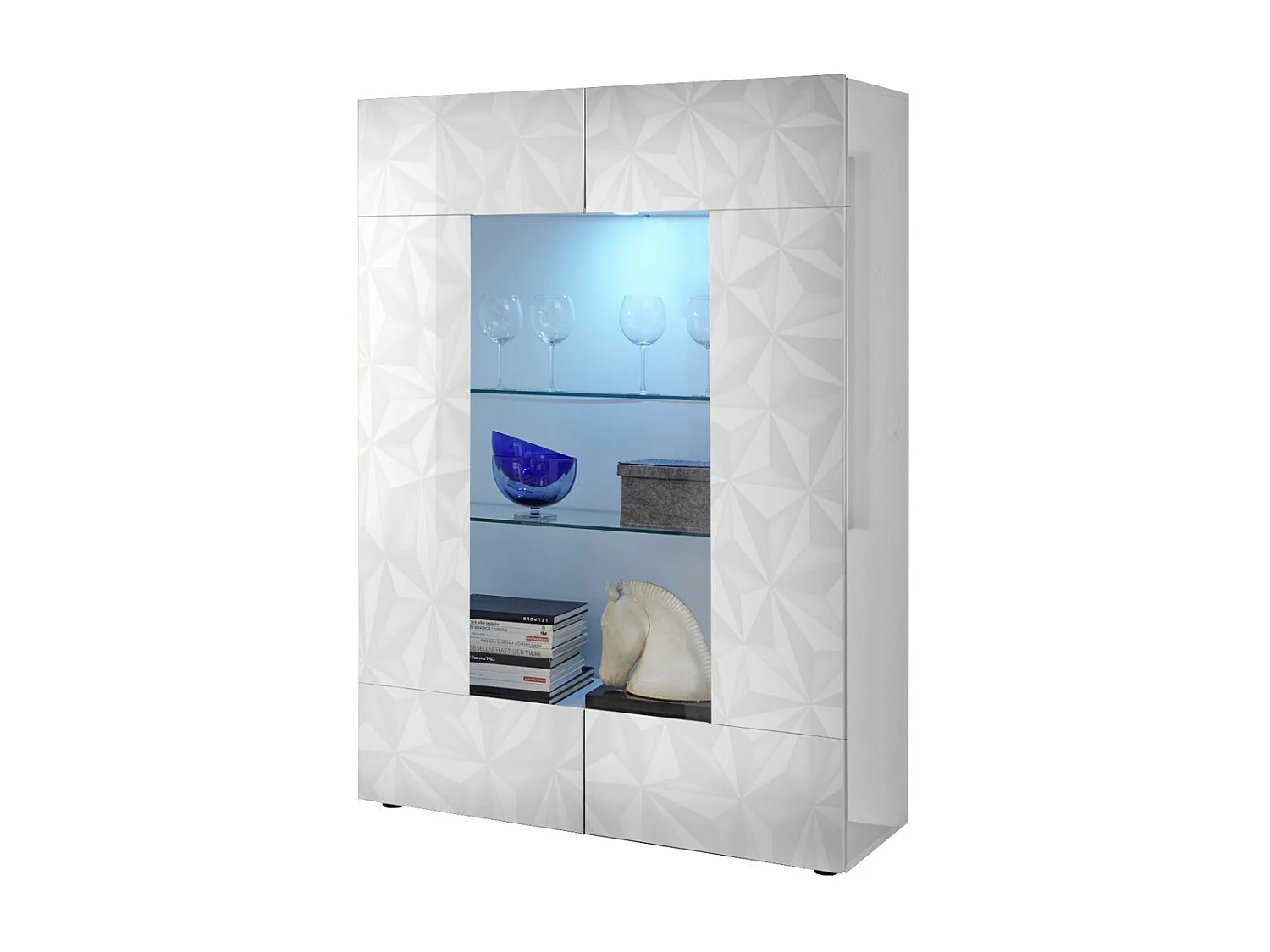 Credenza/Vetrina MOSCA bianco