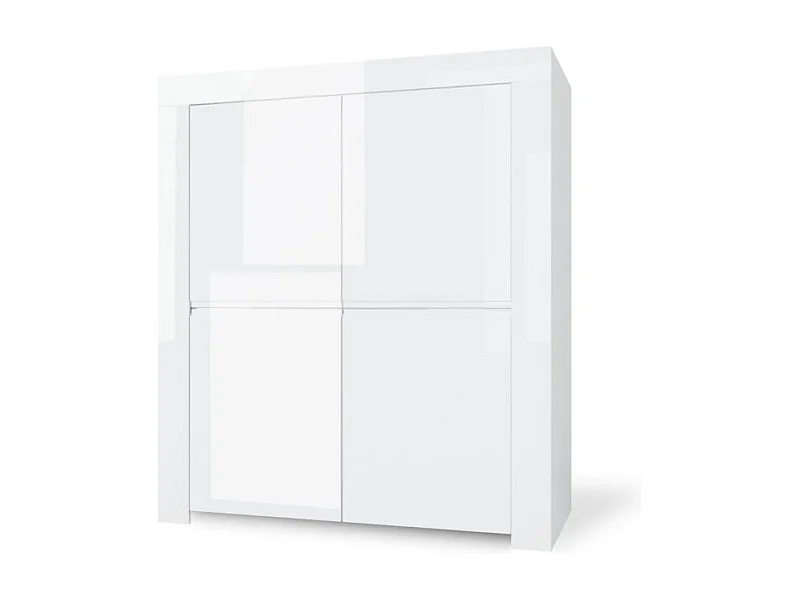 Hochschrank DALIA glänzend weiß