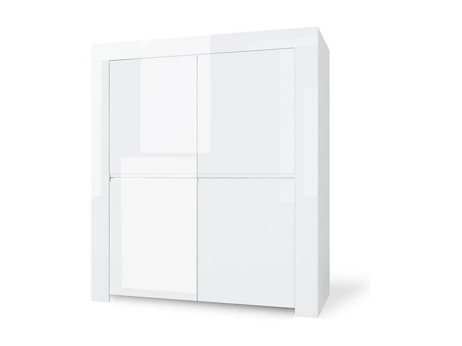 Hochschrank DALIA glänzend weiß