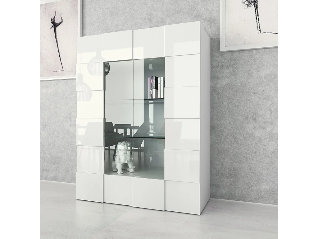 Buffet LONDON blanc 120 cm