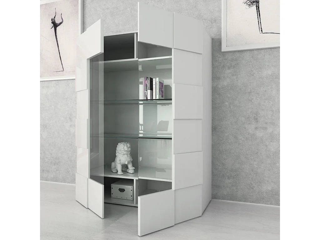 Buffet LONDON blanc 120 cm