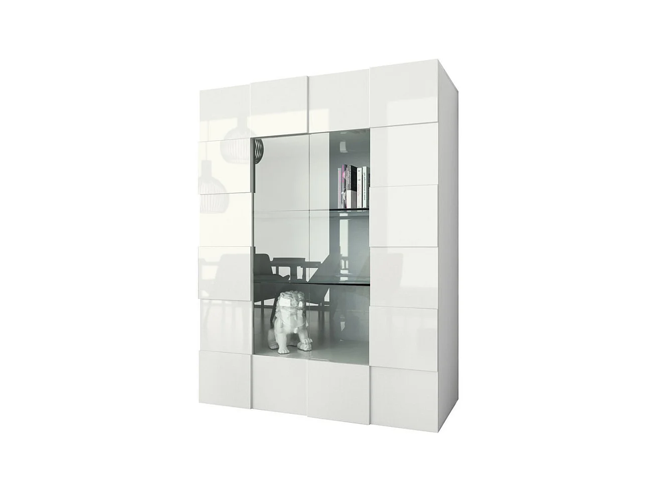 Buffet LONDON blanc 120 cm