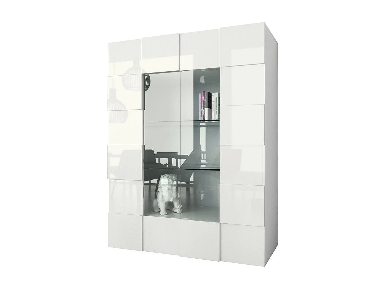 Buffet LONDON blanc 120 cm