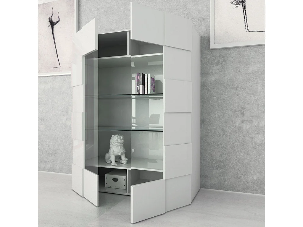 Buffet LONDON blanc 120 cm