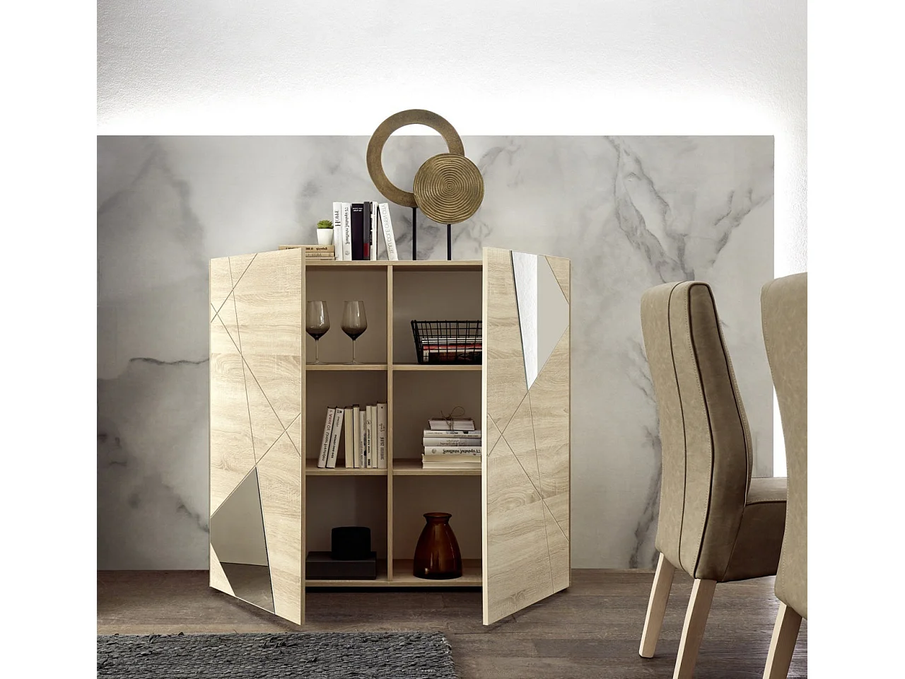 Buffet FLAMINIA chêne