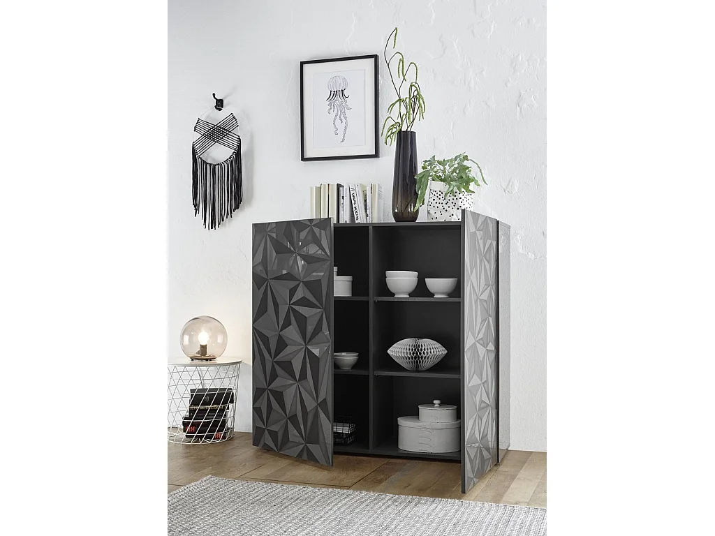 Buffet MOSCA gris anthracite