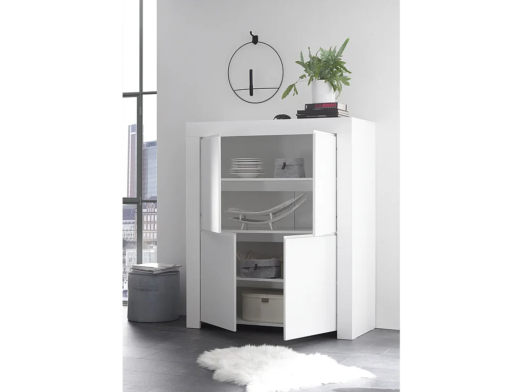 Buffet CAPRI blanc en mélamine