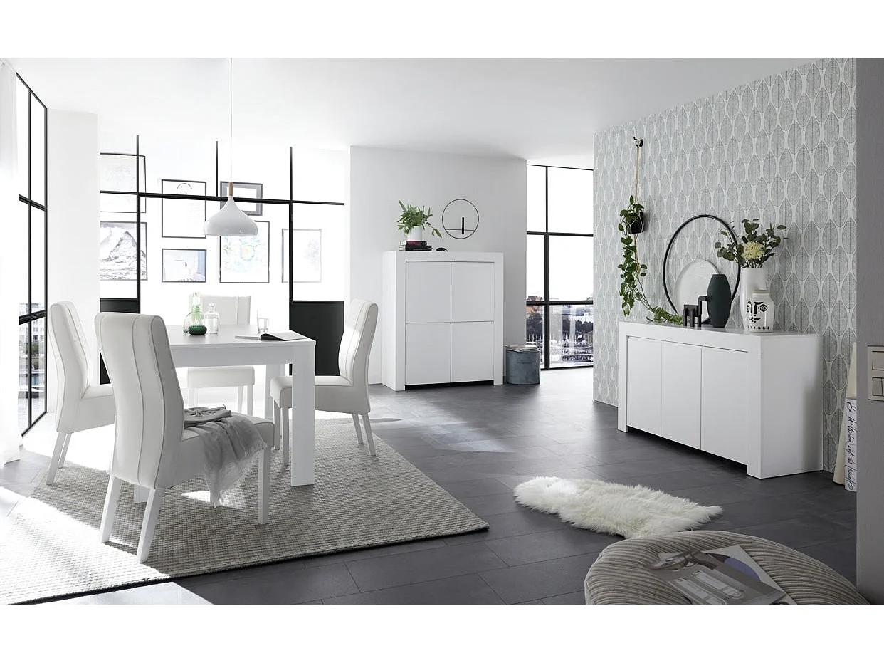 Buffet CAPRI blanc en mélamine