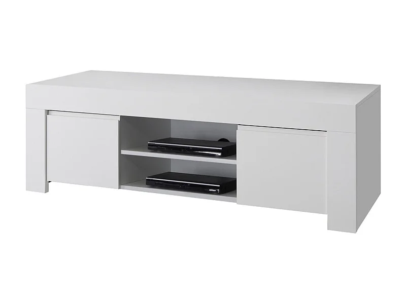 Banc TV CAPRI blanc en mélamine