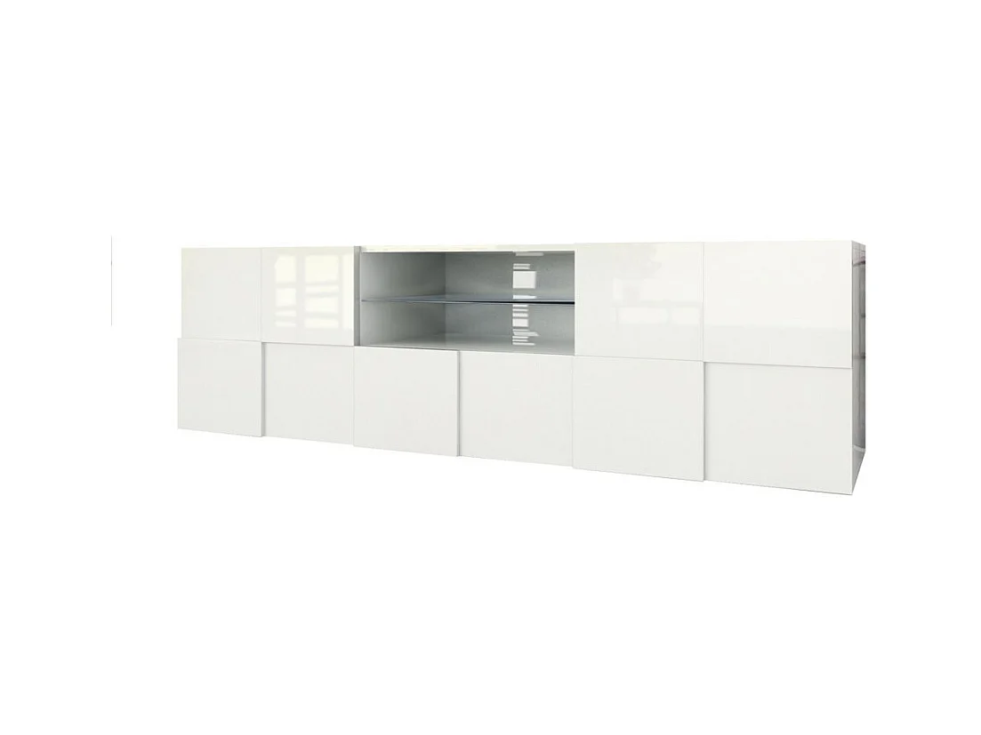 Meuble TV LONDON blanc