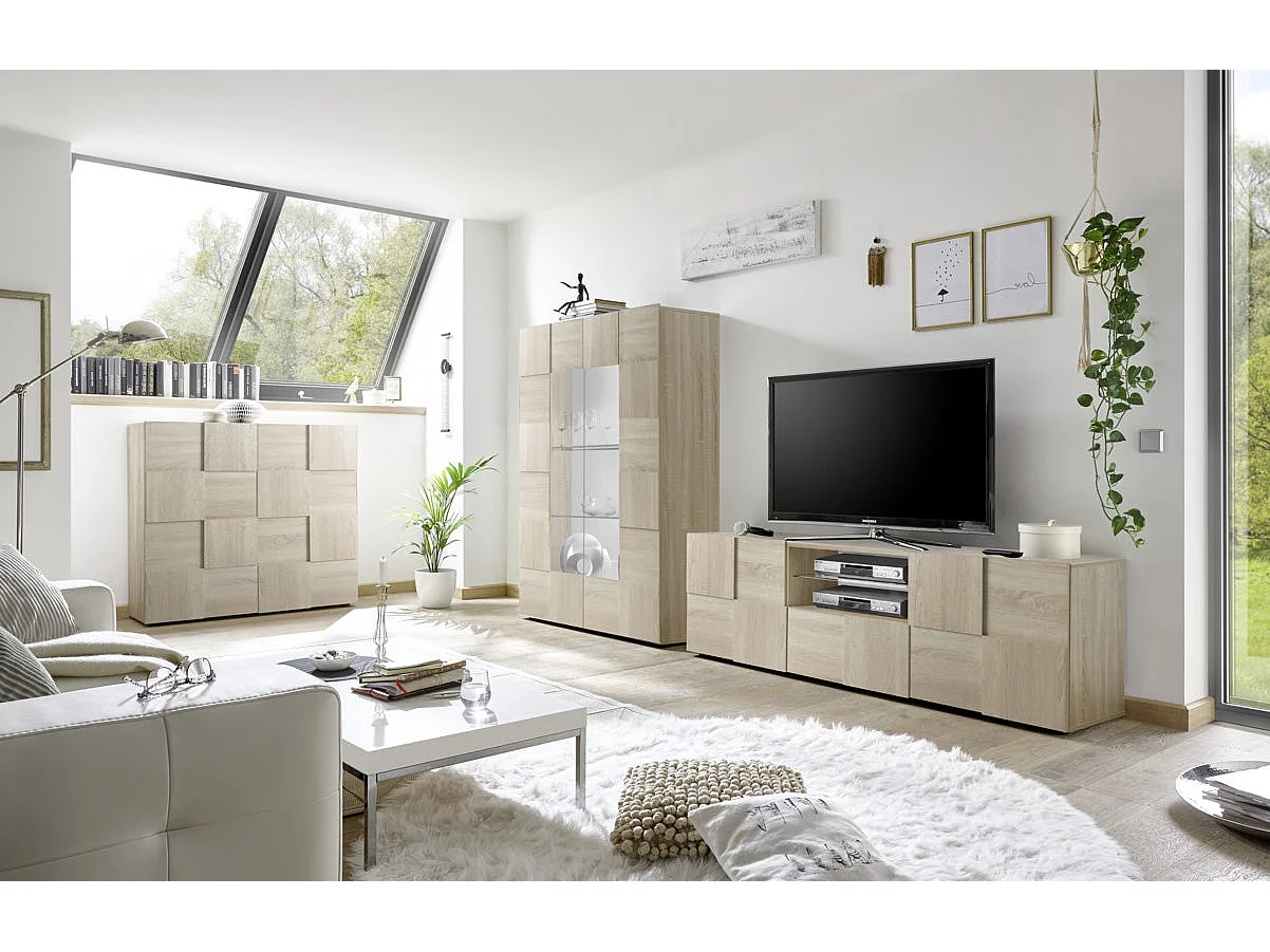 Meuble TV LONDON chêne