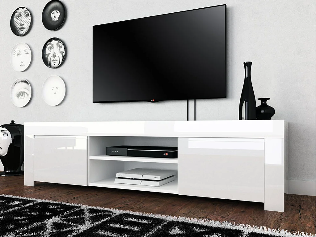 Meuble TV DALIA blanc