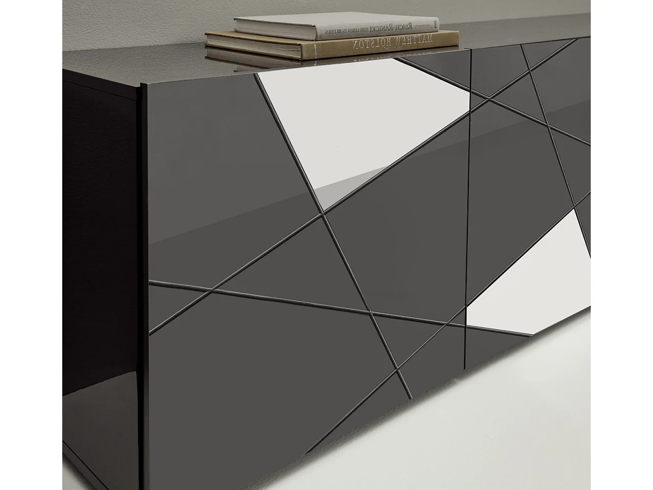 Móvel de TV FLAMINIA cinzento