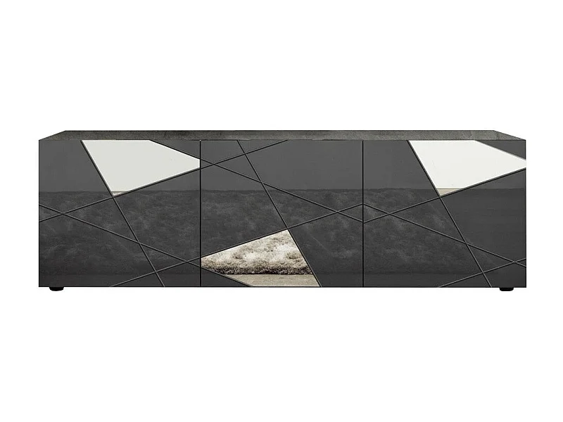 Meuble TV FLAMINIA gris