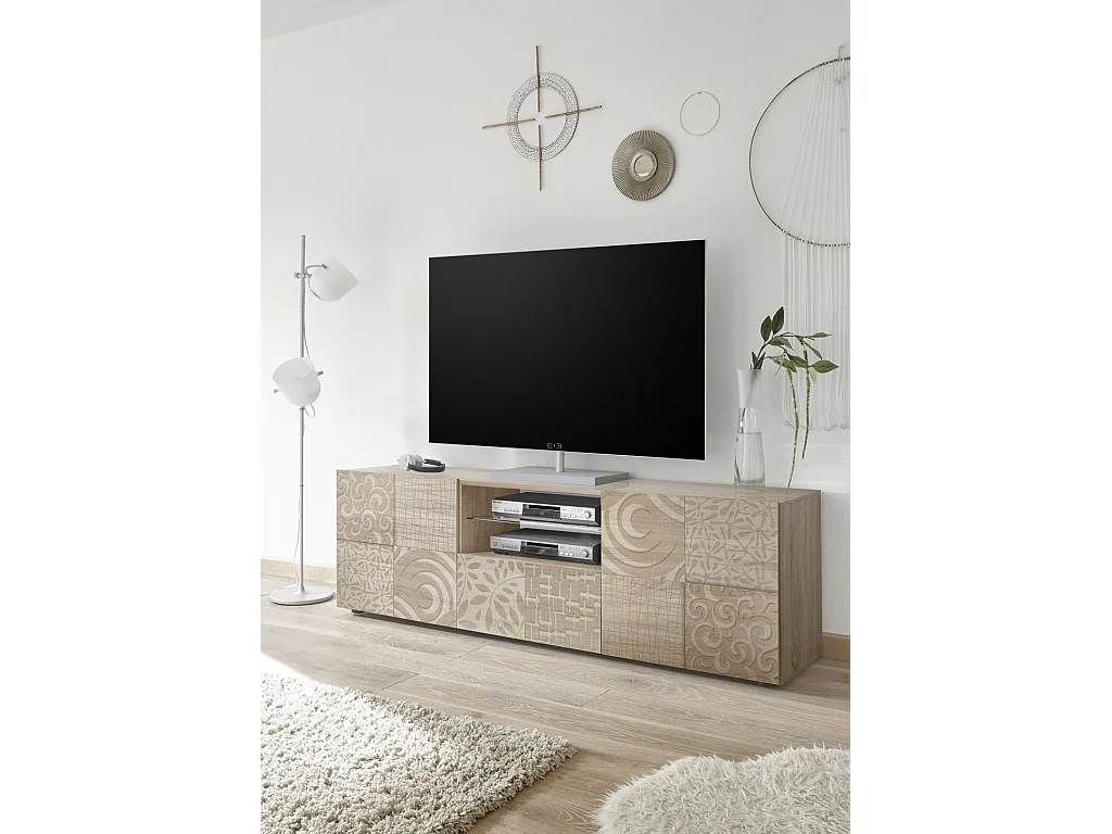 Meuble TV DENIS chêne