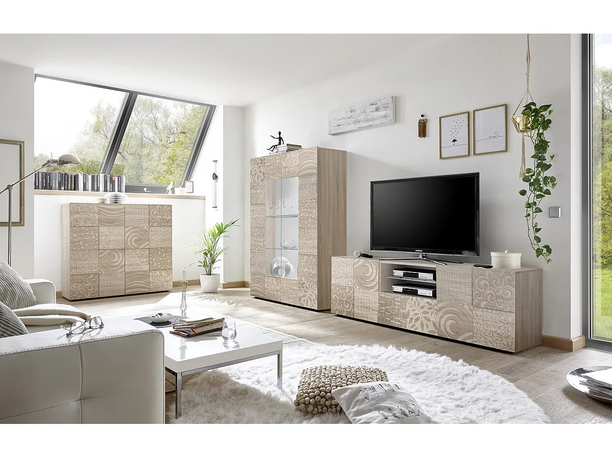 Meuble TV DENIS chêne