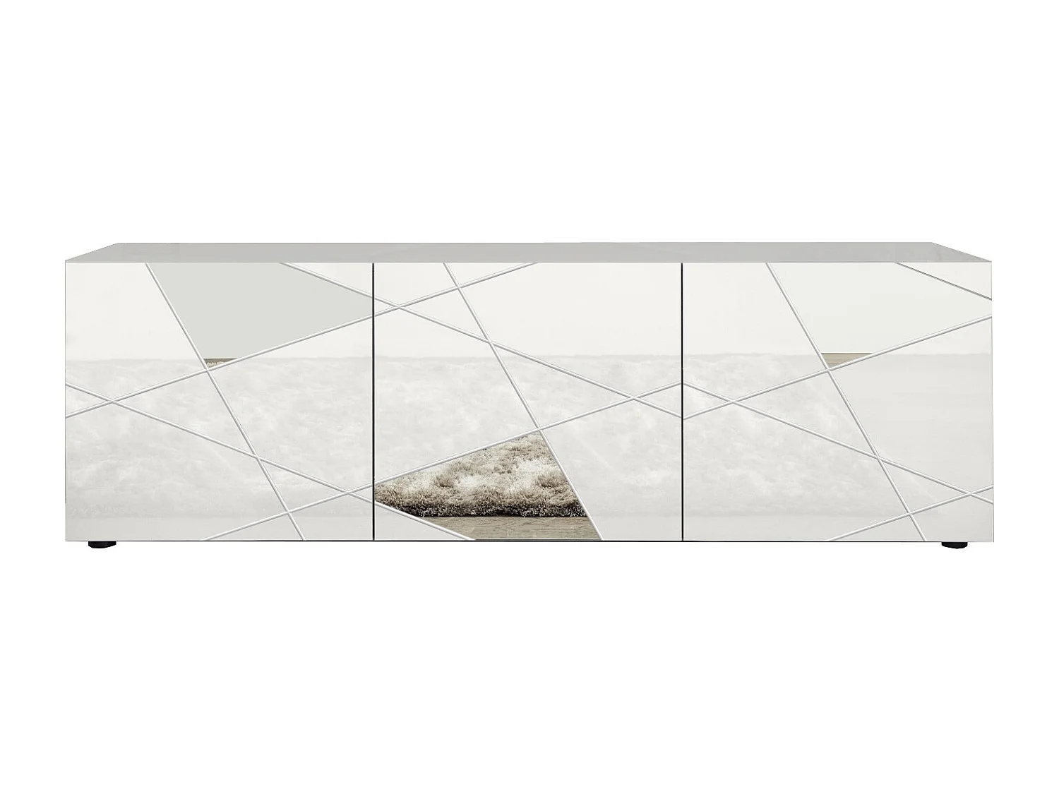 Meuble TV FLAMINIA blanc