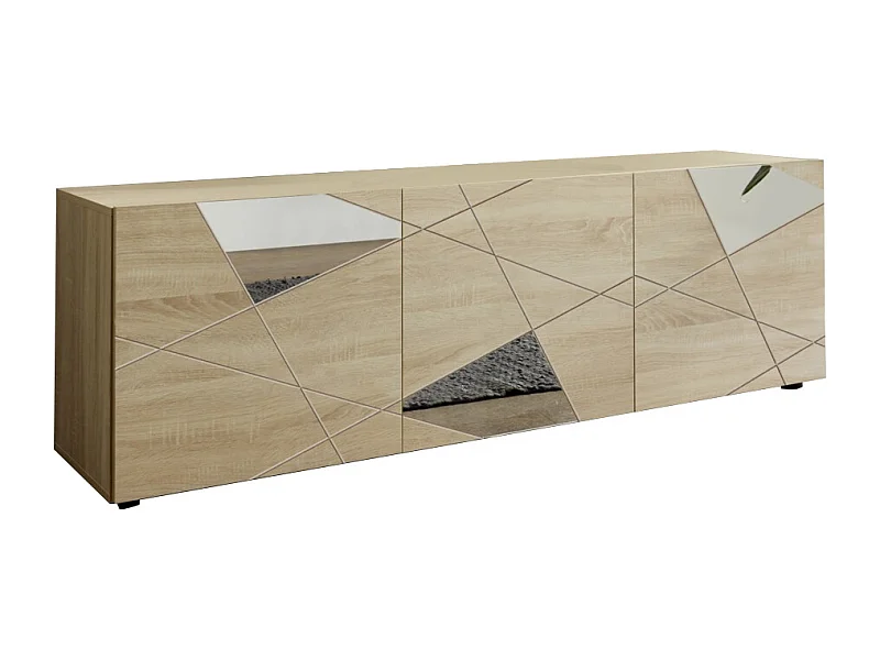 Meuble TV FLAMINIA chêne