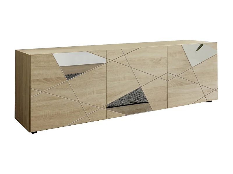 Meuble TV FLAMINIA chêne