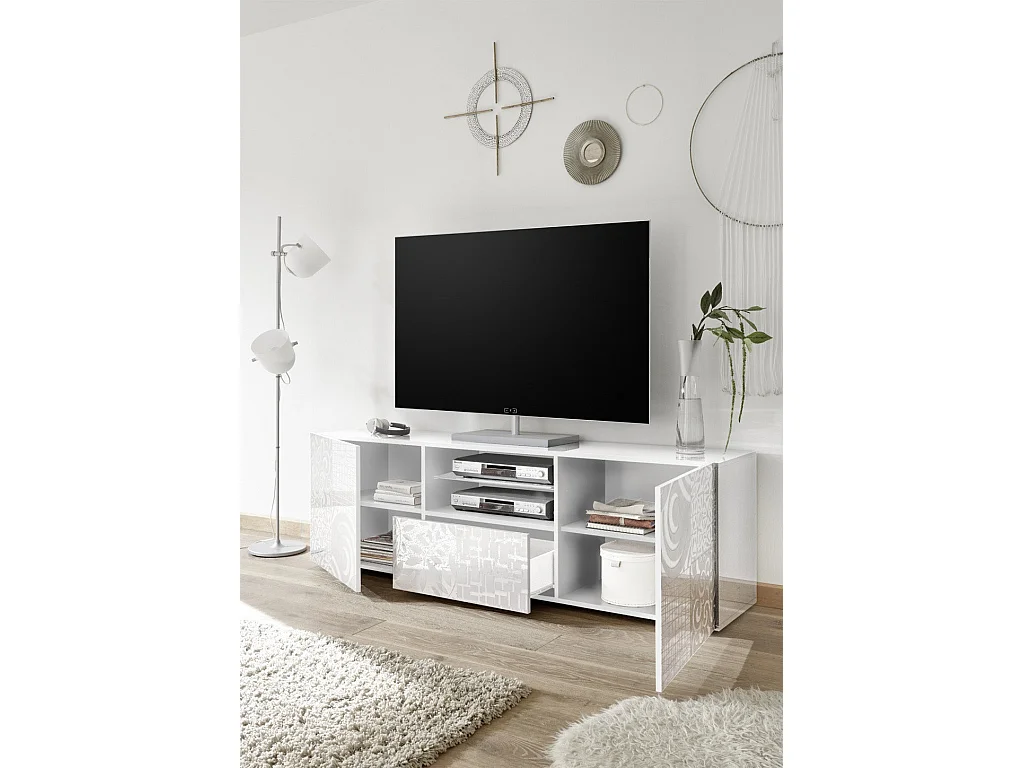 Mueble TV DENIS blanco