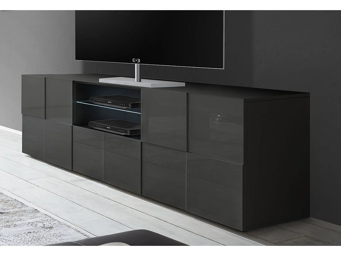 Meuble TV LONDON anthracite
