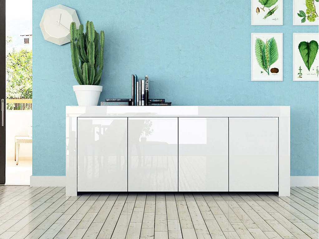 Buffet DALIA blanc 210 cm