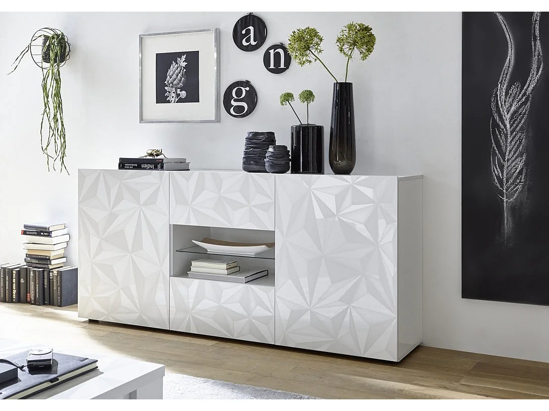 Buffet MOSCA blanc 180 cm
