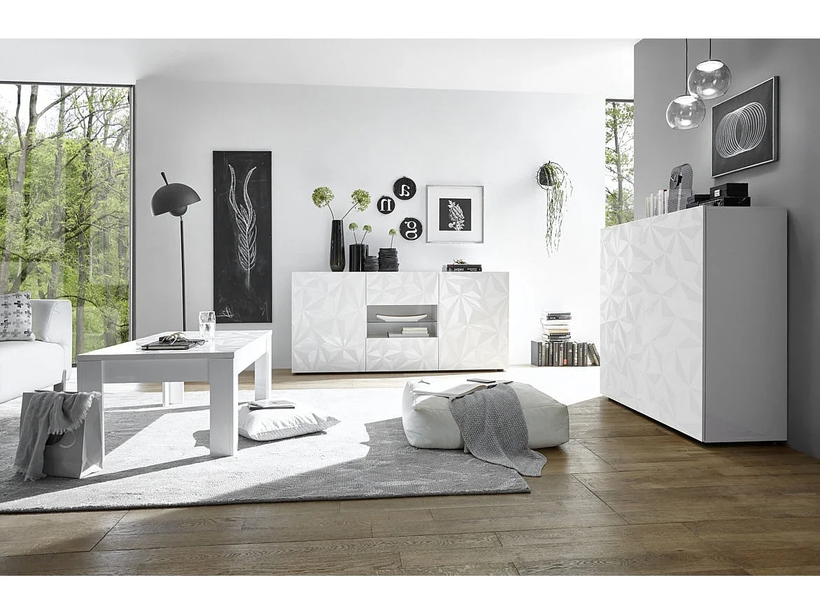 Buffet MOSCA blanc 180 cm