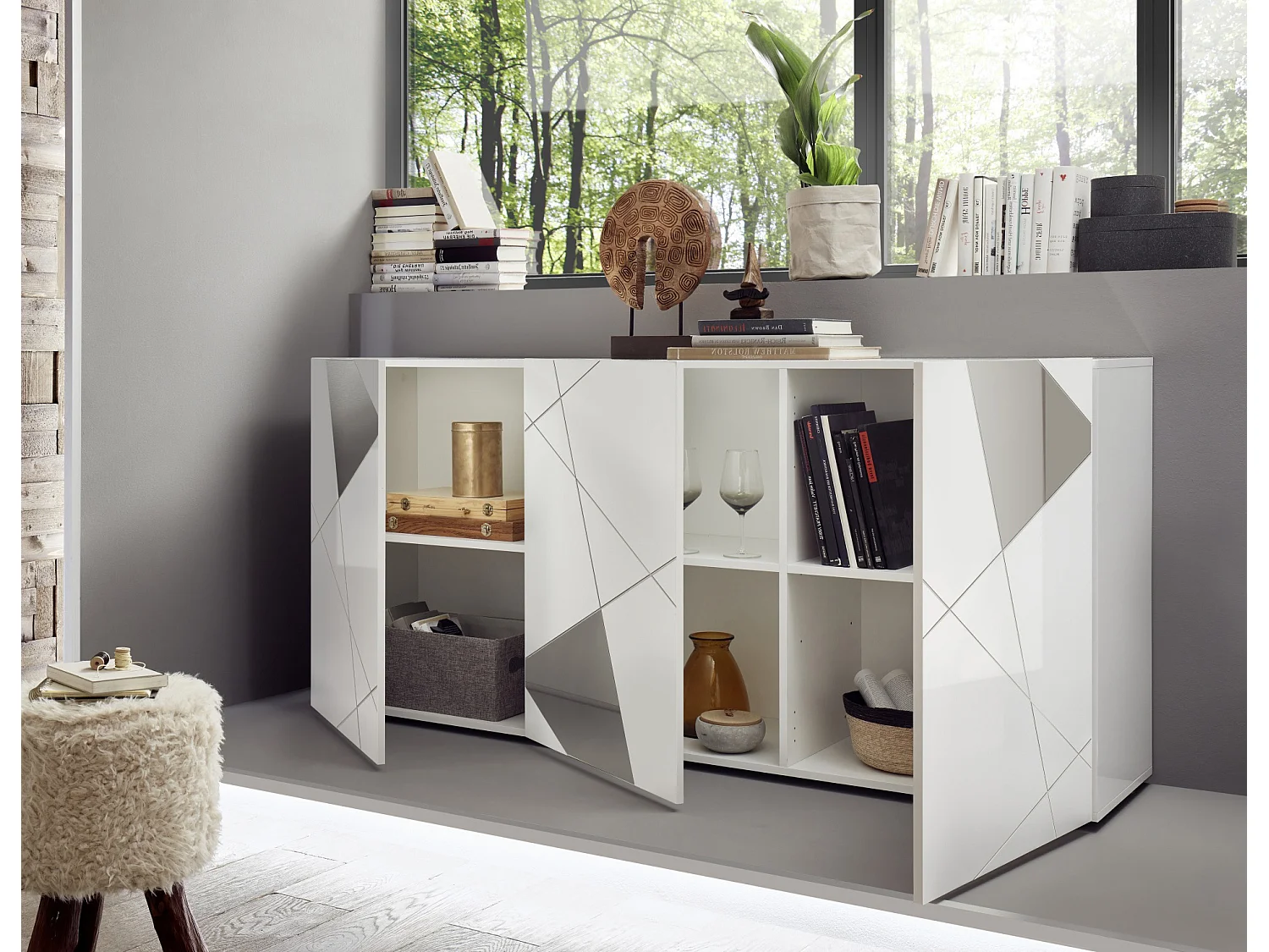 Buffet FLAMINIA blanc