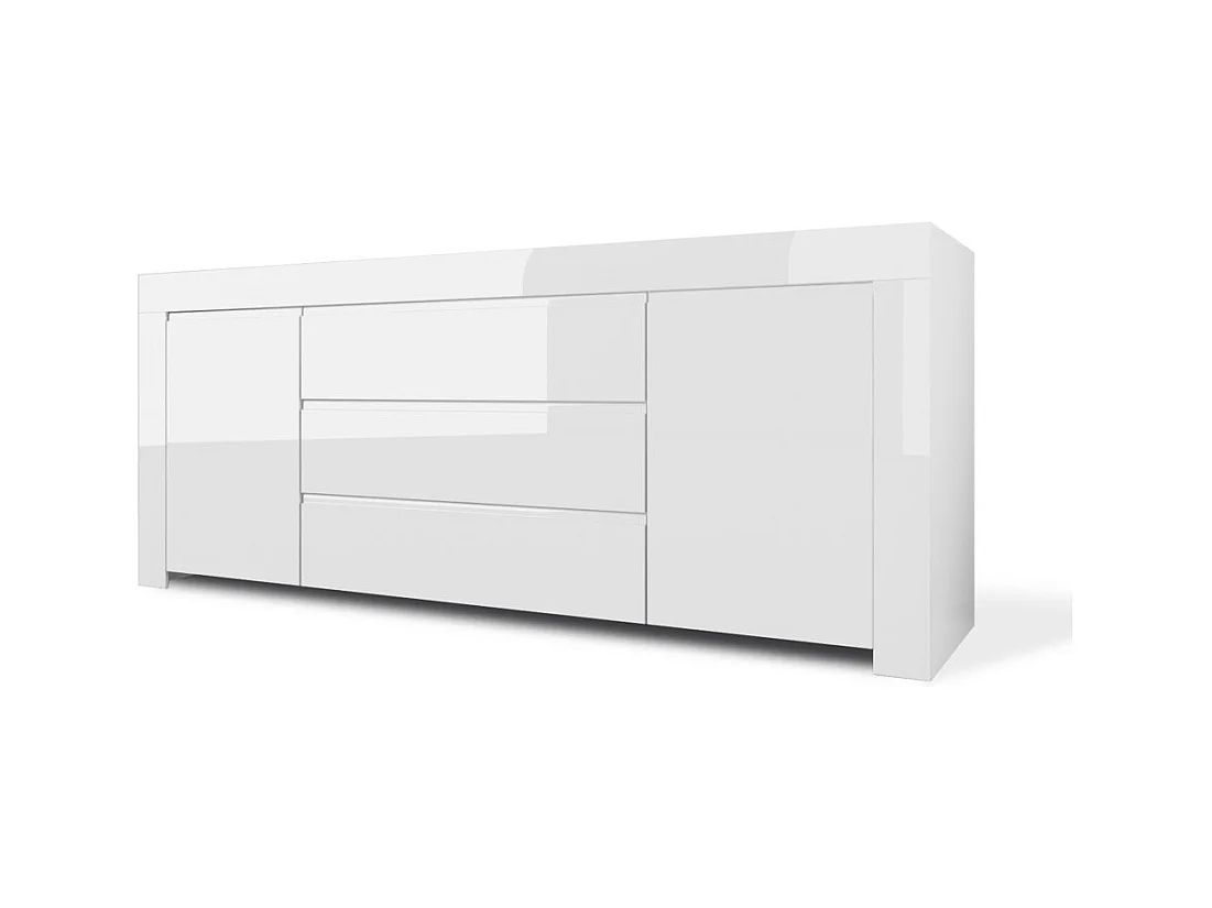 Sideboard DALIA glänzend weiß