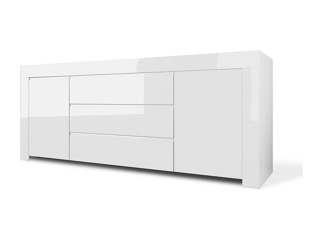 Sideboard DALIA glänzend weiß
