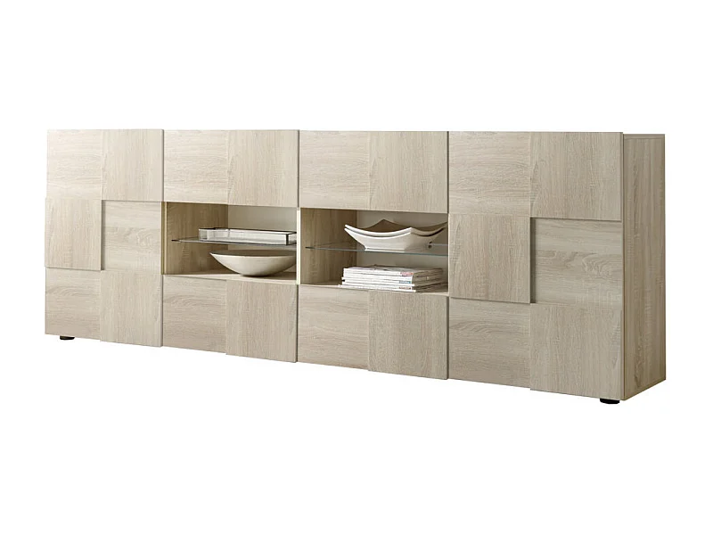 Buffet LONDON chêne 240 cm