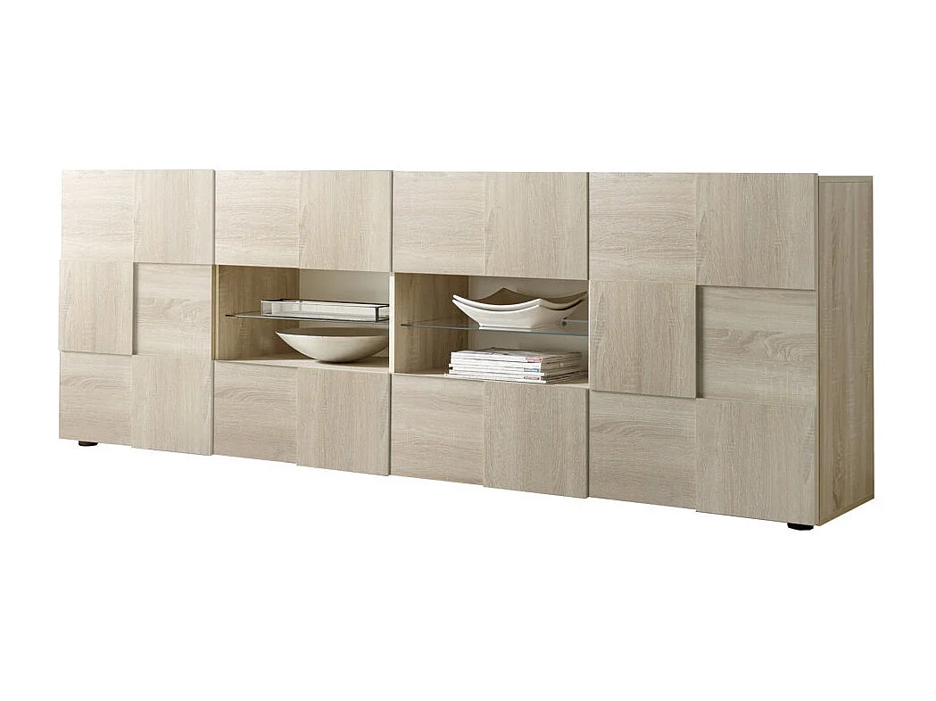 Buffet LONDON chêne 240 cm