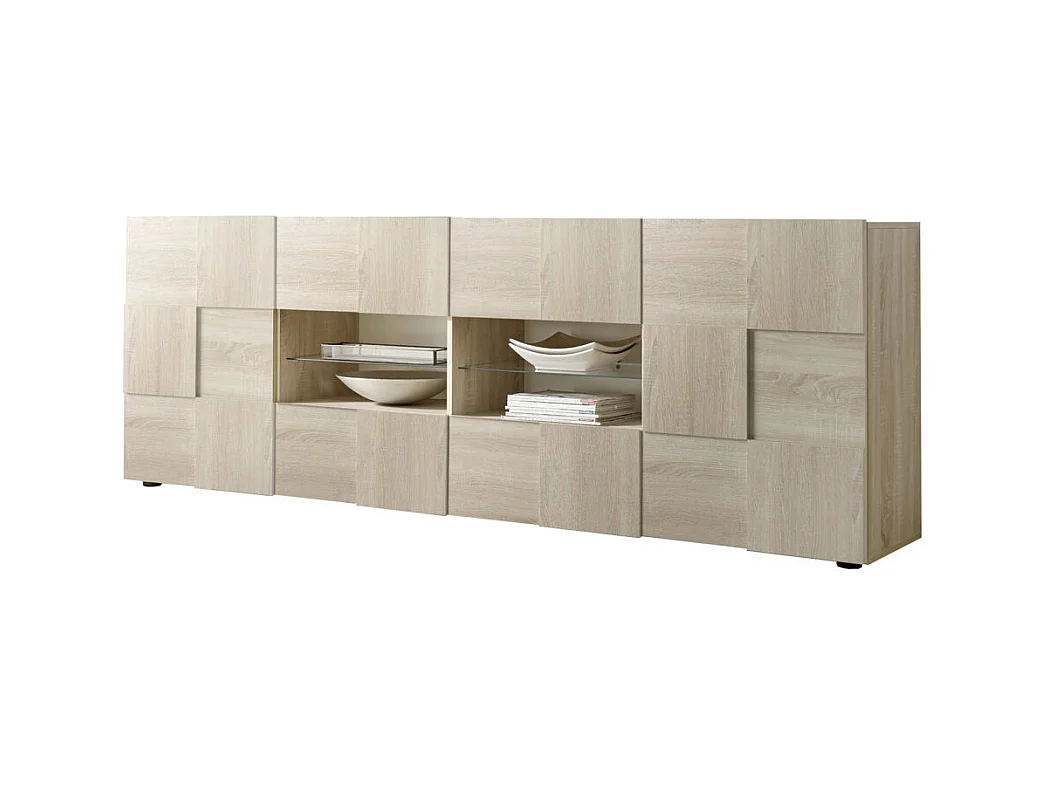 Buffet LONDON chêne 240 cm