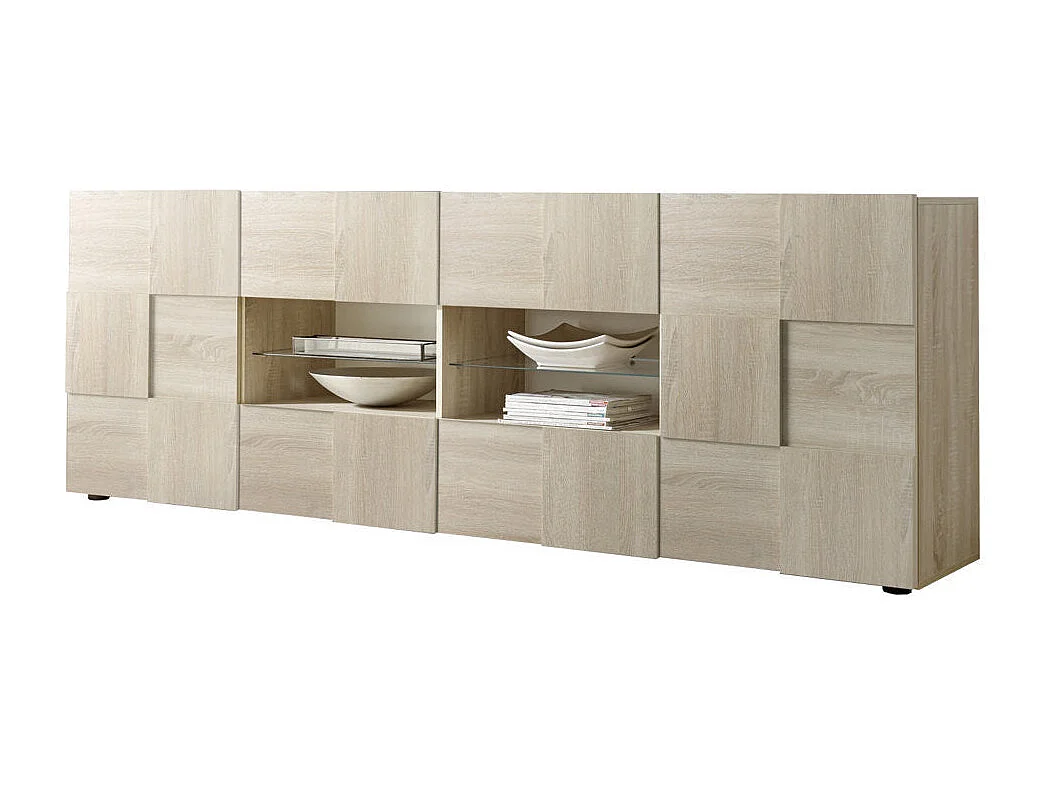 Buffet LONDON chêne 240 cm