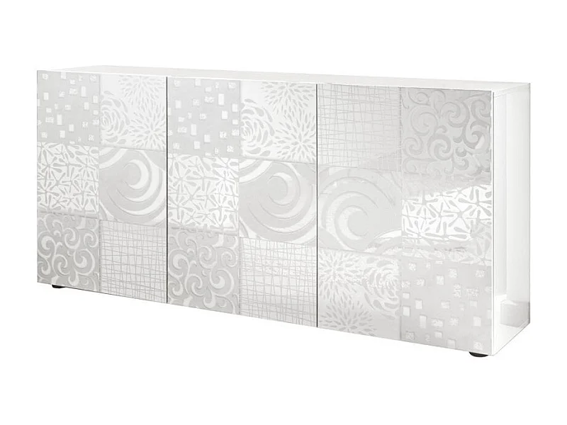 Buffet DENIS blanc en mélamine