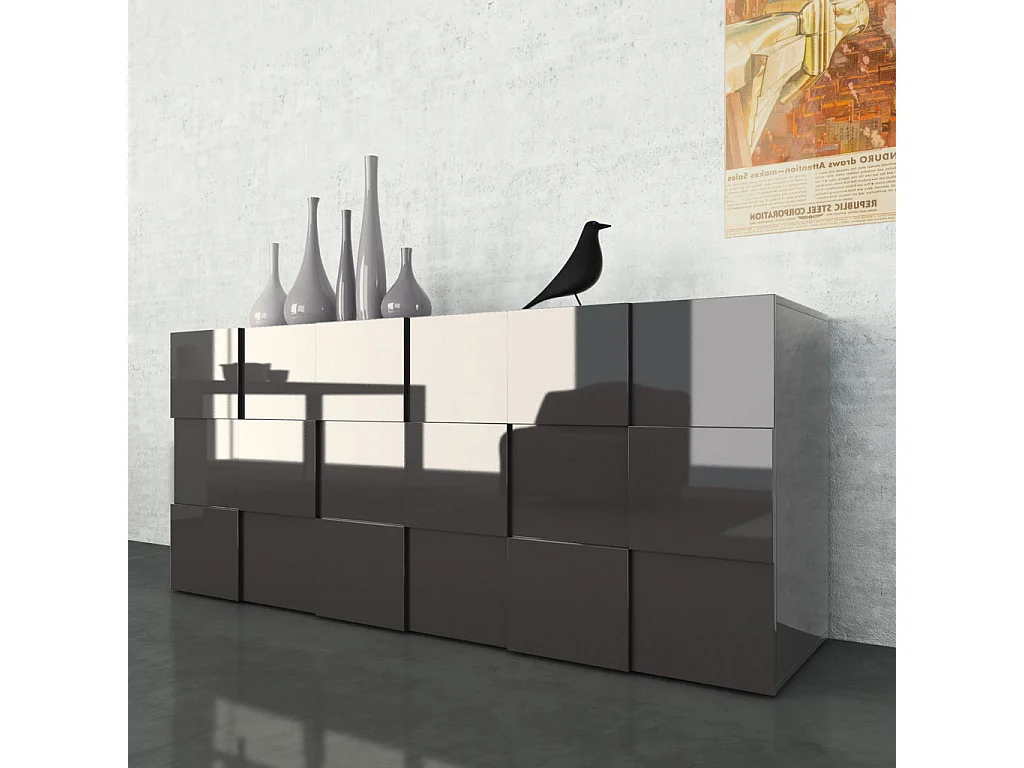 Buffet LONDON anthracite