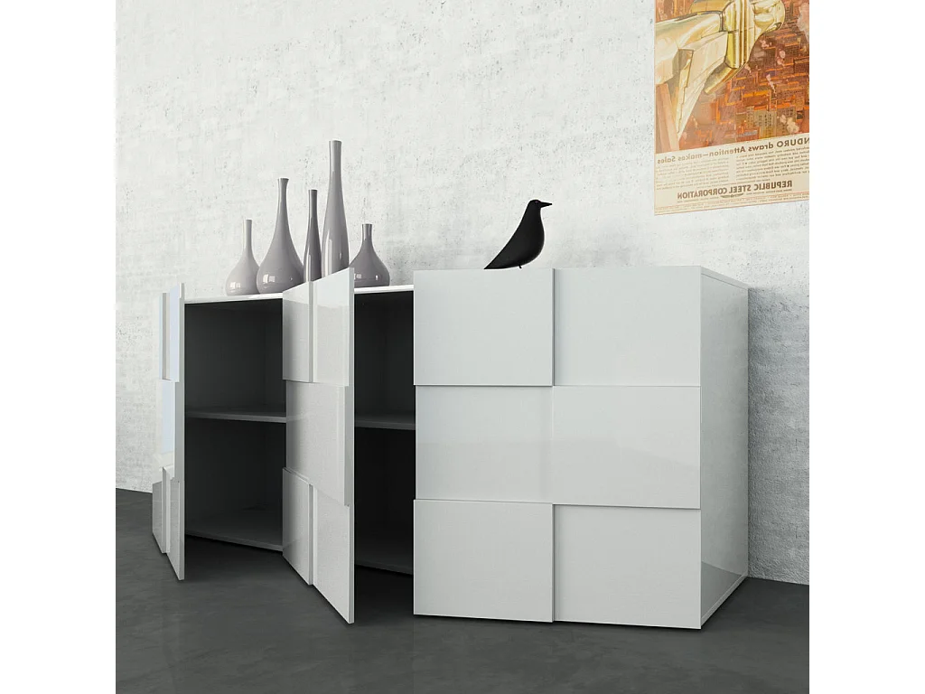 Buffet LONDON anthracite