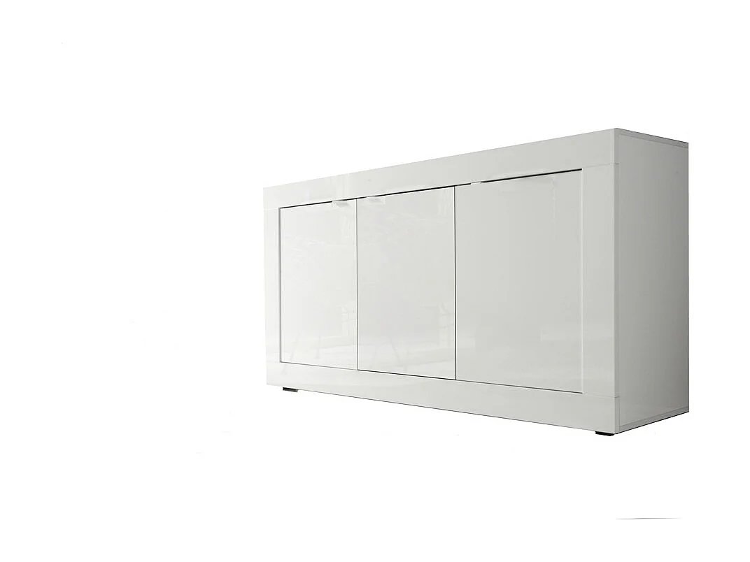 Sideboard JAZZ glänzend weiß