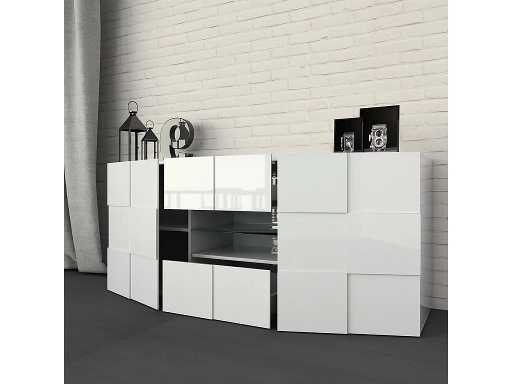 Buffet LONDON blanco