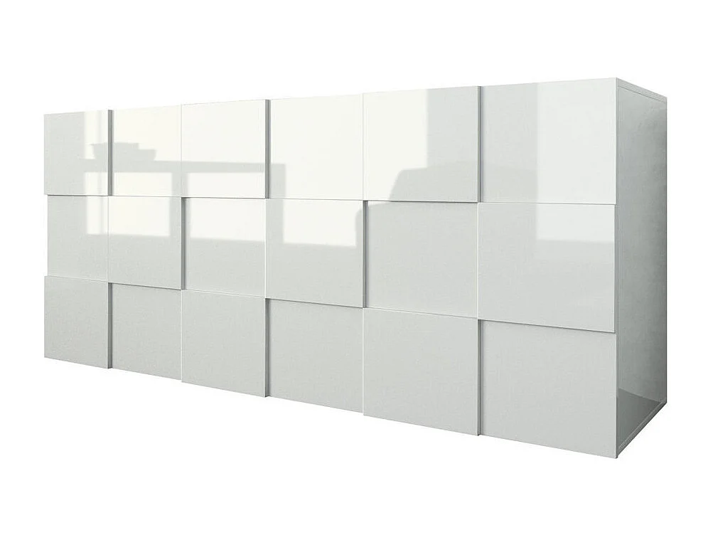 Sideboard LONDON glänzend weiß