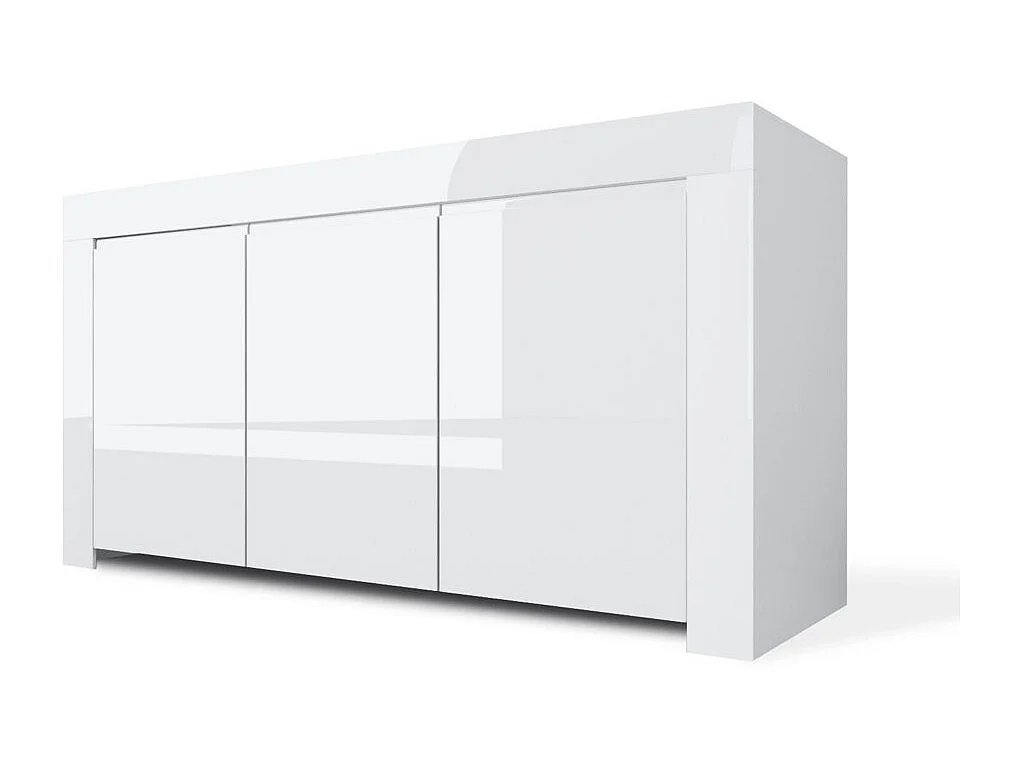 Sideboard DALIA glänzend weiß