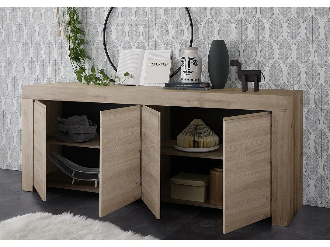 Buffet CAPRI chêne foncé