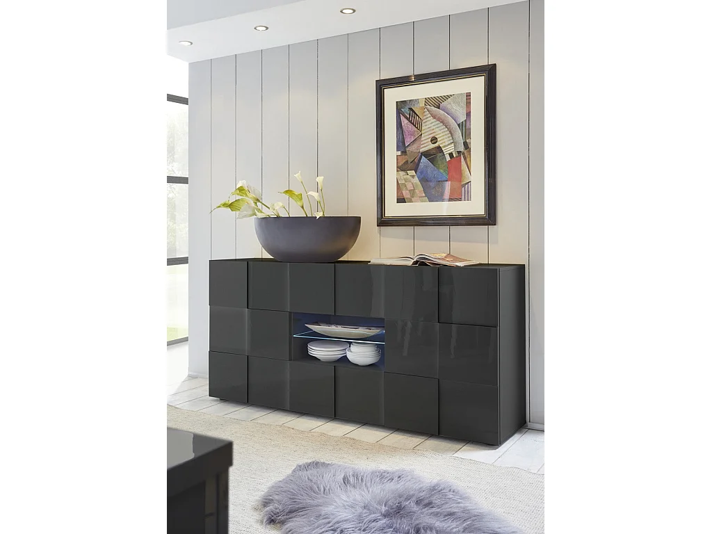Buffet LONDON anthracite