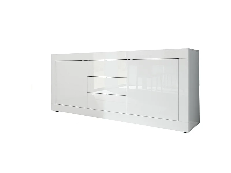 Sideboard JAZZ glänzend weiß