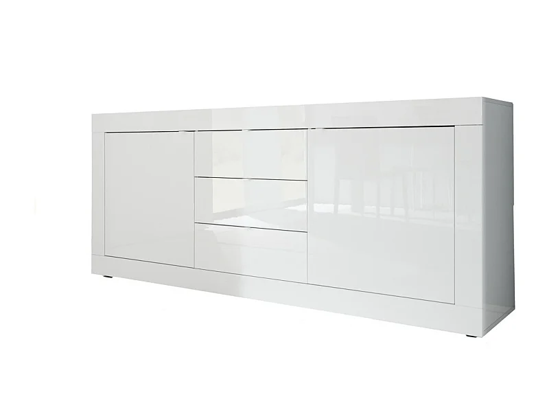 Sideboard JAZZ glänzend weiß