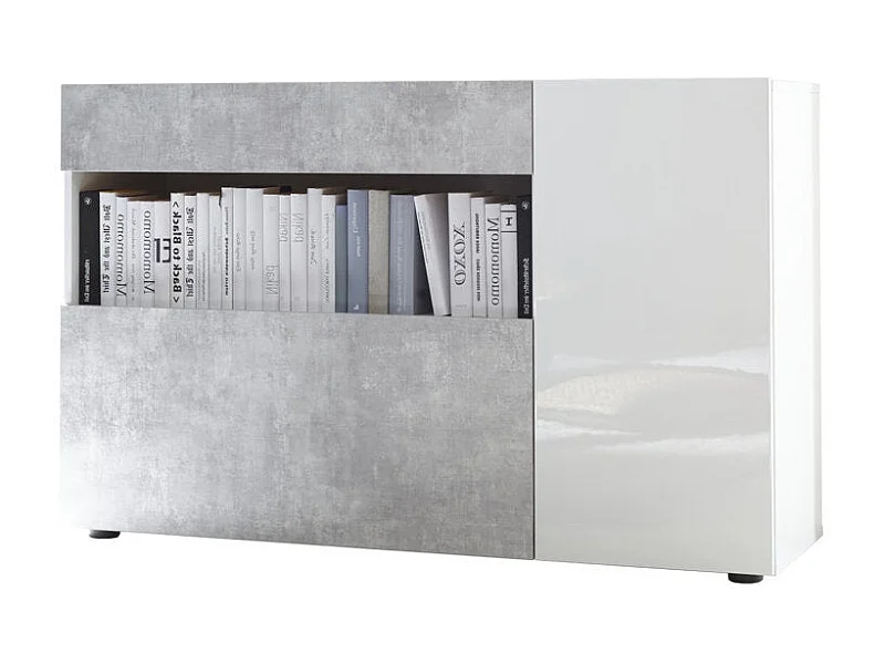 Buffet OXFORD blanc/ciment